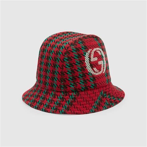 gucci reversable bucket hat|Gucci bucket hat houndstooth.